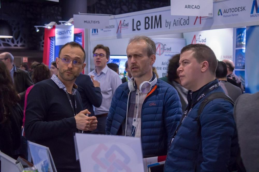 BIM Services et CAD Equipement au salon BIM World 2018 à La Défense Paris