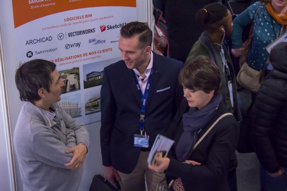 BIM Services et CAD Equipement au salon BIM World 2018 à La Défense Paris