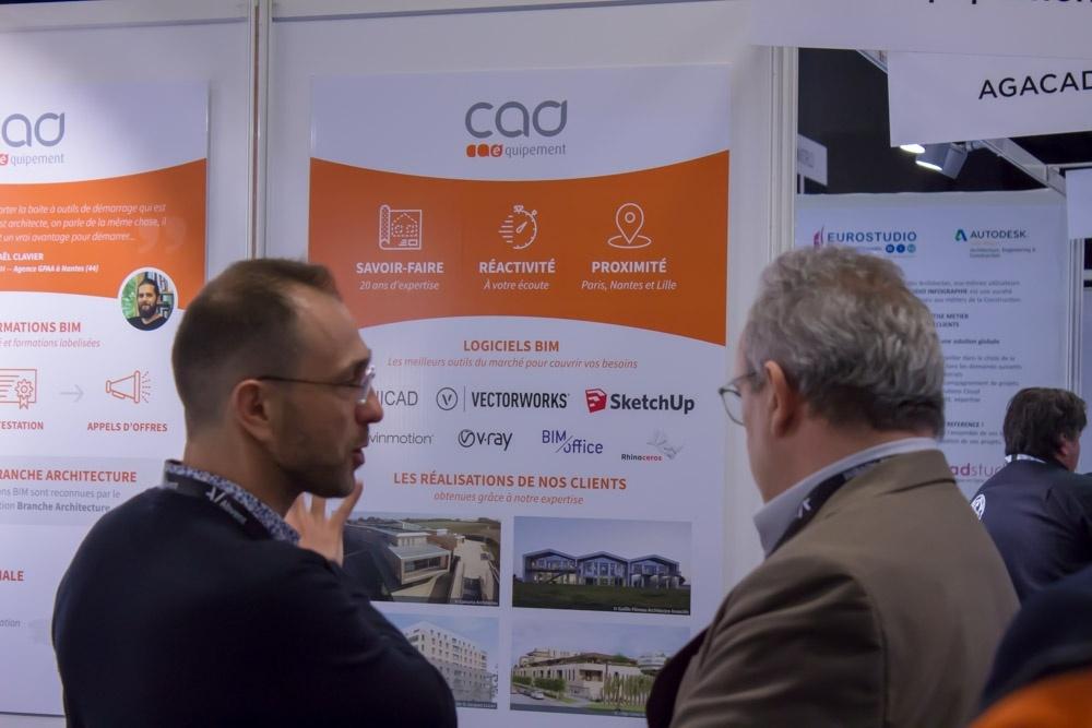 BIM Services et CAD Equipement au salon BIM World 2018 à La Défense Paris