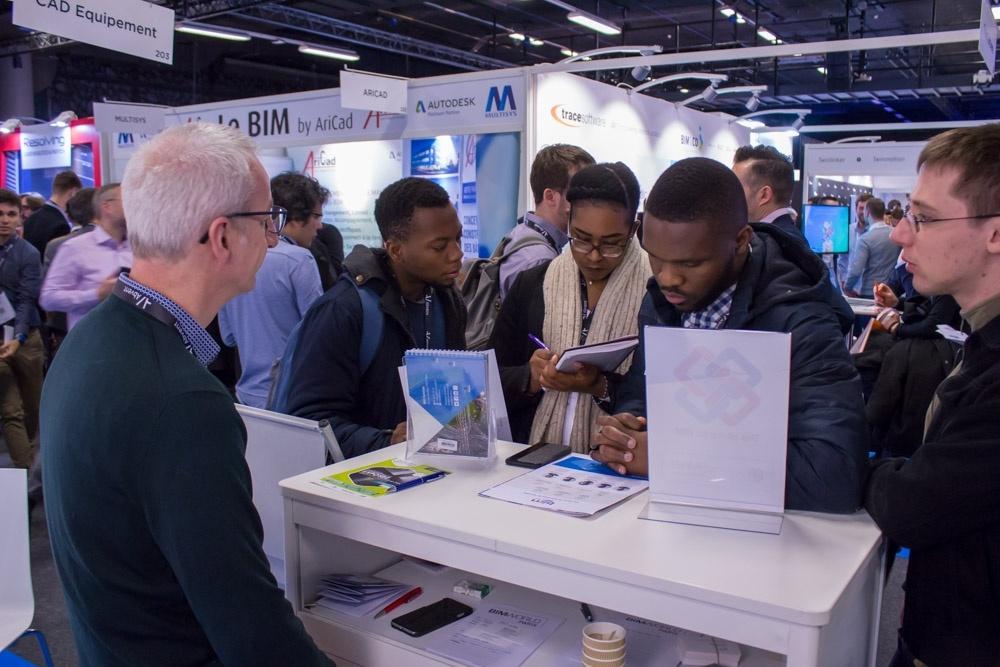 BIM Services et CAD Equipement au salon BIM World 2018 à La Défense Paris