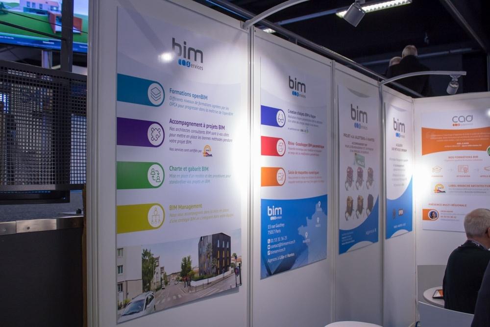 BIM Services et CAD Equipement au salon BIM World 2018 à La Défense Paris
